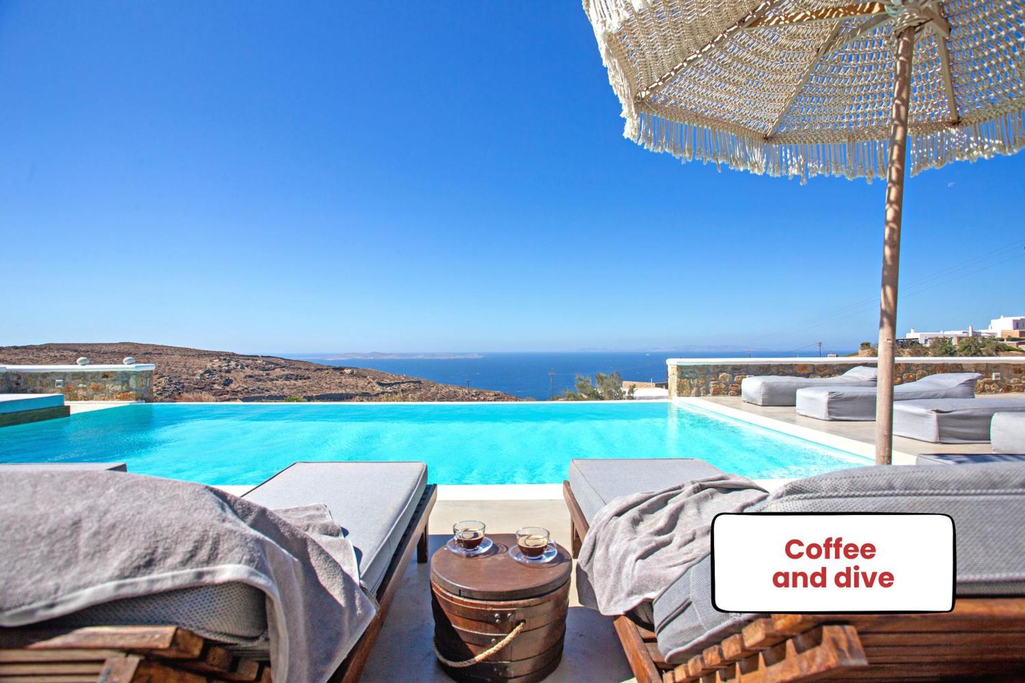 Villa Panamera Mykonos, Private Heaven, Supreme View! Fanari  Zewnętrze zdjęcie