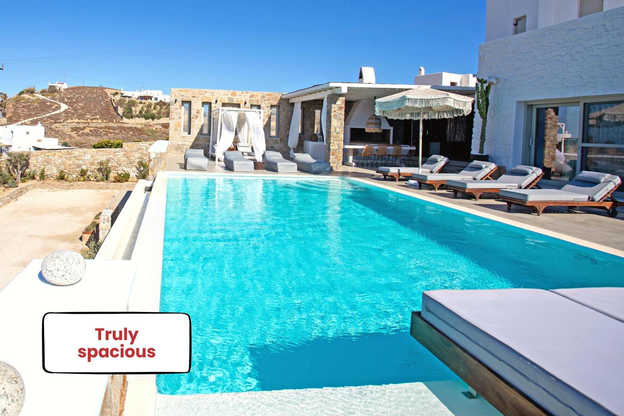 Villa Panamera Mykonos, Private Heaven, Supreme View! Fanari  Zewnętrze zdjęcie