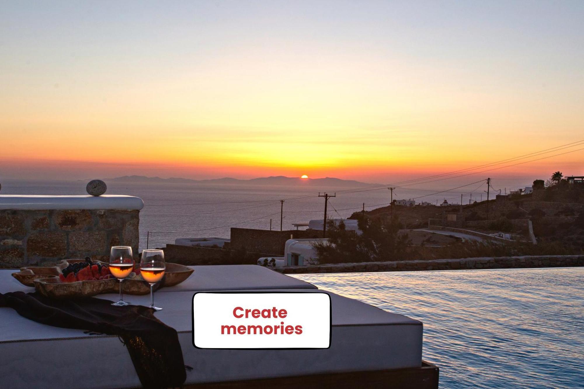 Villa Panamera Mykonos, Private Heaven, Supreme View! Fanari  Zewnętrze zdjęcie