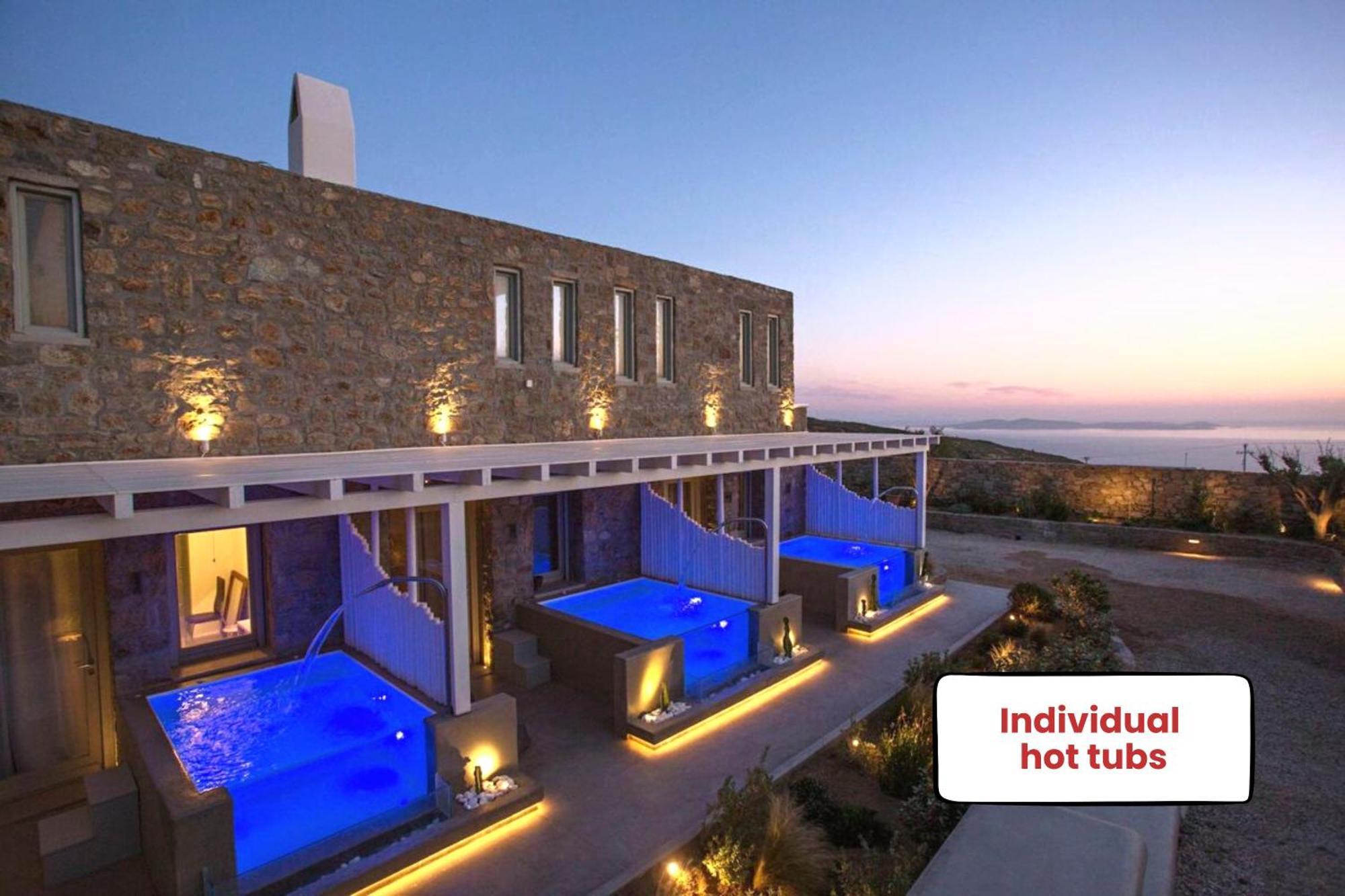Villa Panamera Mykonos, Private Heaven, Supreme View! Fanari  Zewnętrze zdjęcie