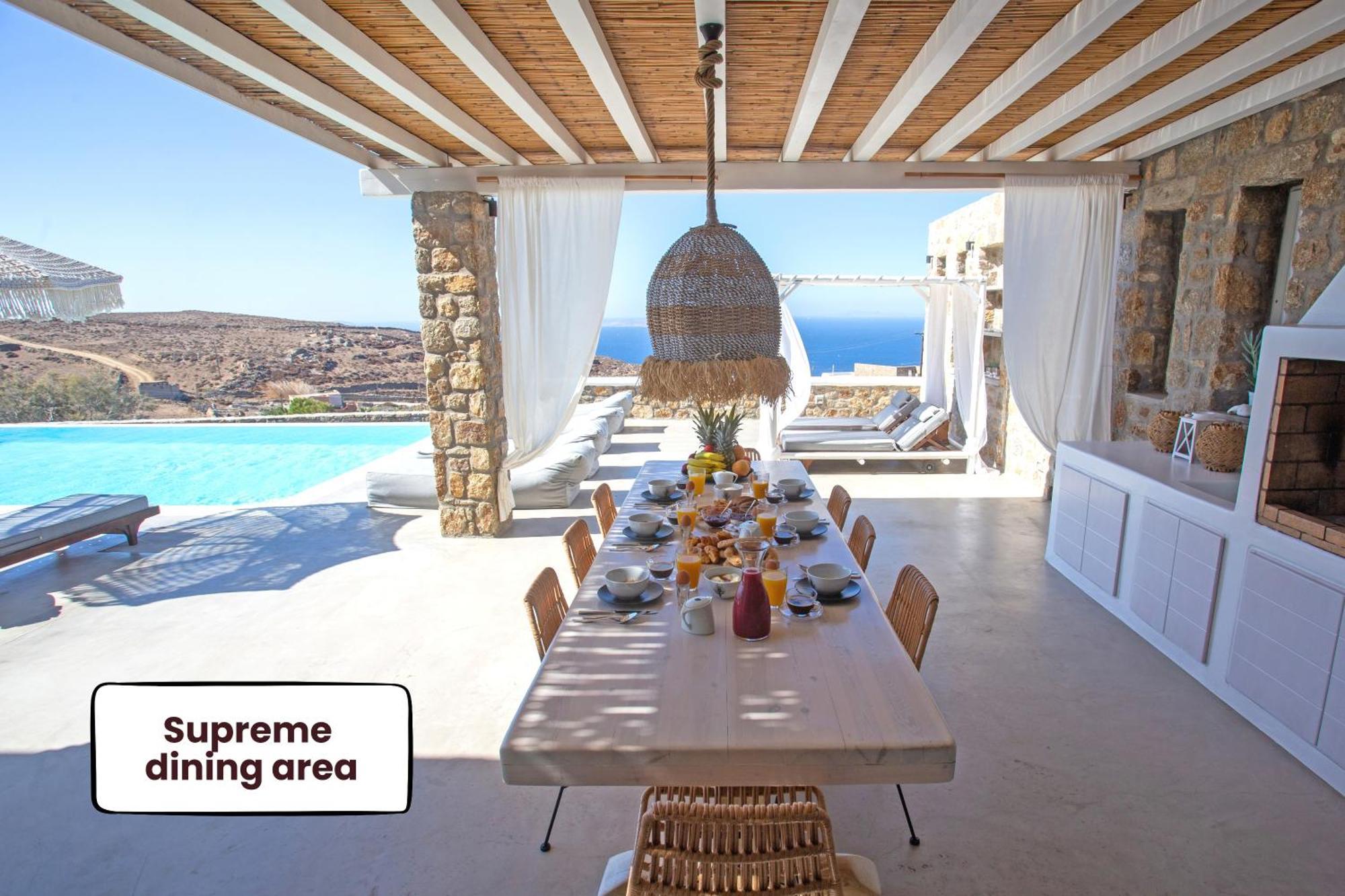 Villa Panamera Mykonos, Private Heaven, Supreme View! Fanari  Zewnętrze zdjęcie